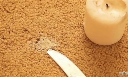 How to get candle wax out of carpet